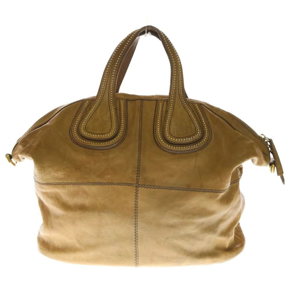 Givenchy Nightingale Beige Handbag Leather